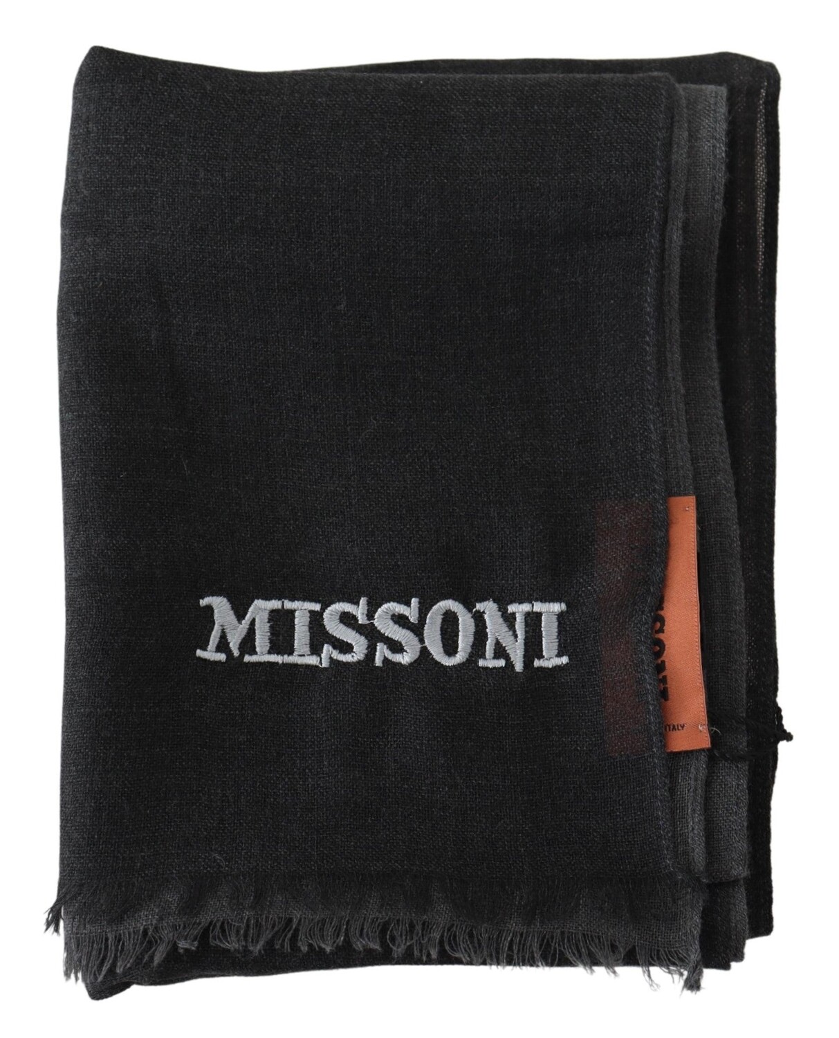 Мужской шарф Missoni из шерсти унисекс с шалью и бахромой с логотипом, черный
Мужской шарф Missoni из шерсти унисекс с шалью и бахромой с логотипом, черный