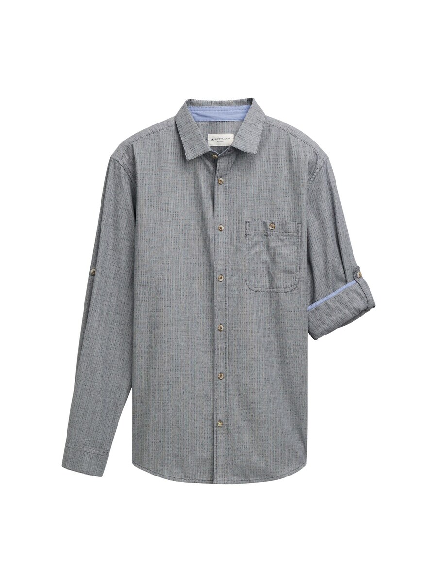 Рубашка обычного кроя на пуговицах TOM TAILOR, темно-синий
Рубашка обычного кроя на пуговицах TOM TAILOR, темно-синий