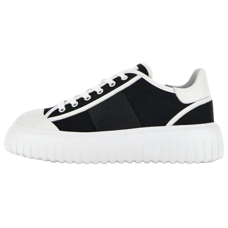 Кроссовки со шнуровкой и деталью в виде полос и логотипа H HOGAN, черный
Кроссовки со шнуровкой и деталью в виде полос и логотипа H HOGAN, черный