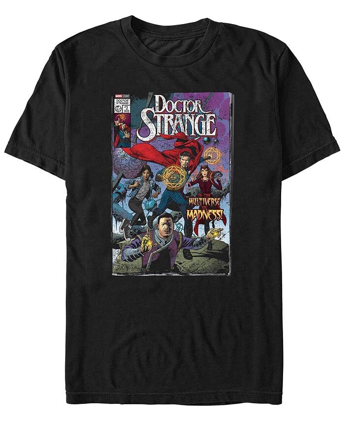 Мужская футболка с короткими рукавами и обложкой комиксов «Доктор Стрэндж: Фильм Marvel 2» Fifth Sun, черный
Мужская футболка с короткими рукавами и обложкой комиксов «Доктор Стрэндж: Фильм Marvel 2» Fifth Sun, черный