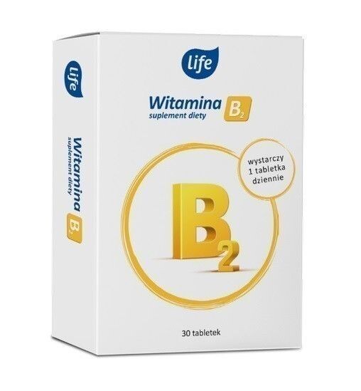 Life Witamina B2витамин В в таблетках, 30 шт.
Life Witamina B2витамин В в таблетках, 30 шт.