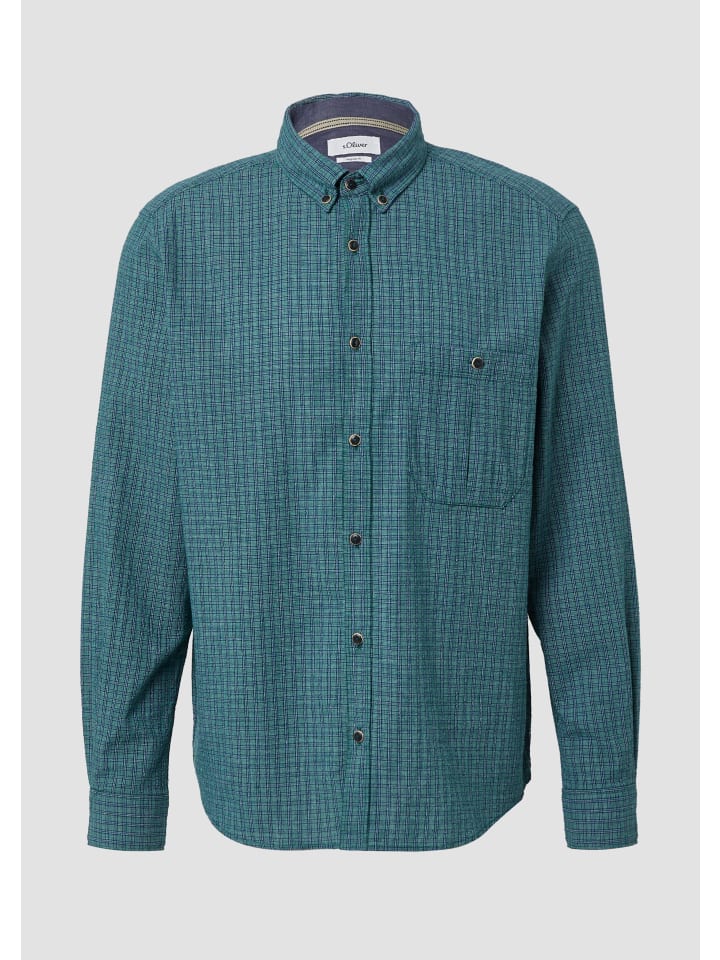 Рубашка s.Oliver, оливковый
Рубашка s.Oliver, оливковый