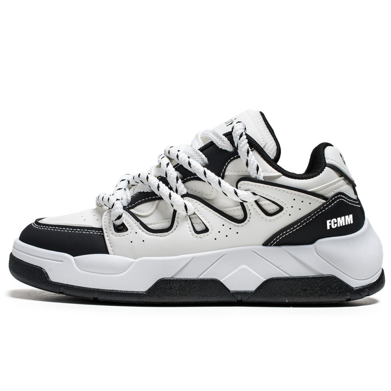 FCMM Мужские скейтерские кеды низкие черно-белые, цвет Black White
FCMM Мужские скейтерские кеды низкие черно-белые, цвет Black White
