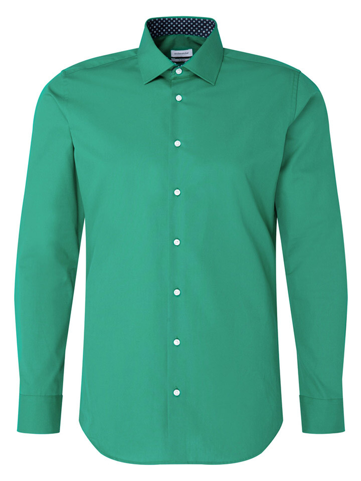 Рубашка Seidensticker X Slim fit, зеленый
Рубашка Seidensticker X Slim fit, зеленый