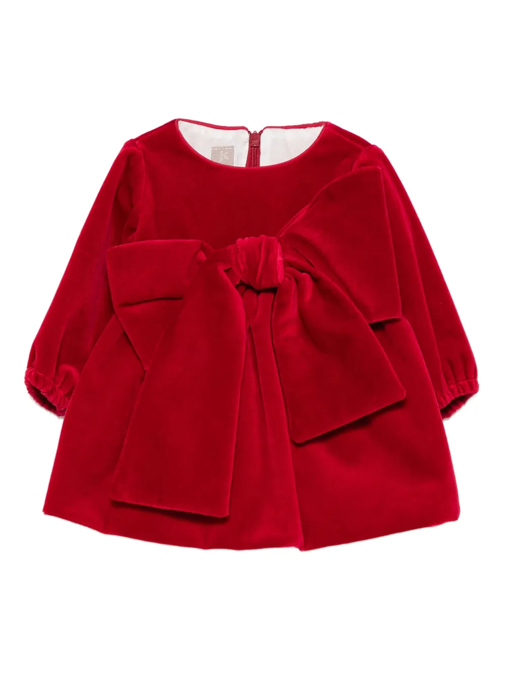 Комплект из двух бархатных платьев с бантом La Stupenderia, красный
Комплект из двух бархатных платьев с бантом La Stupenderia, красный