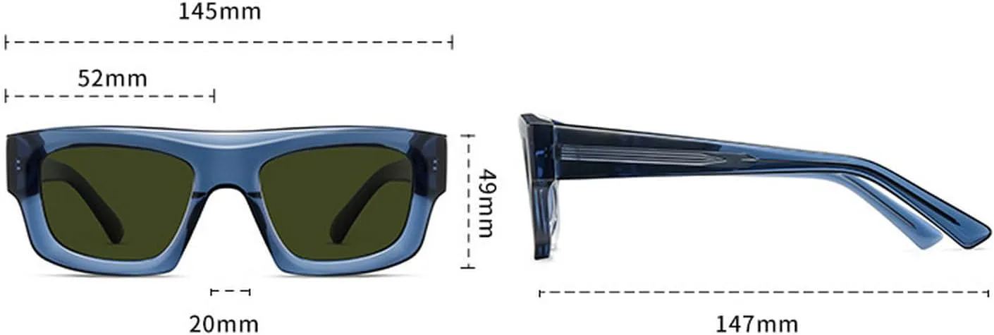 Laureles Классические большие квадратные поляризованные солнцезащитные очки для женщин, ретро-солнцезащитные очки Polygon для мужчин, защита от УФ-излучения UV400, C3
Laureles Классические большие квадратные поляризованные солнцезащитные очки для женщин, ретро-солнцезащитные очки Polygon для мужчин, защита от УФ-излучения UV400, C3