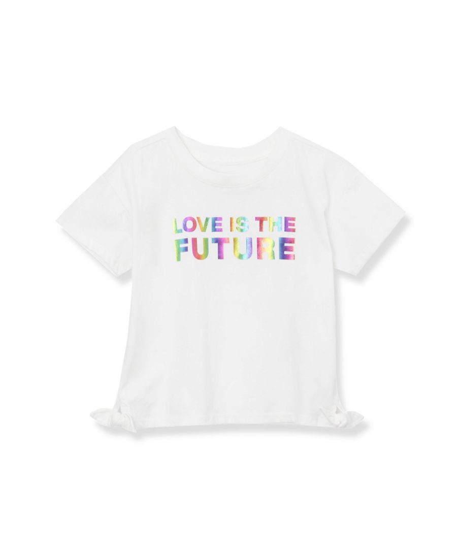 Детская футболка с коротким рукавом и завязкой по бокам, с графическим принтом Lands' End, Love is the future
Детская футболка с коротким рукавом и завязкой по бокам, с графическим принтом Lands' End, Love is the future