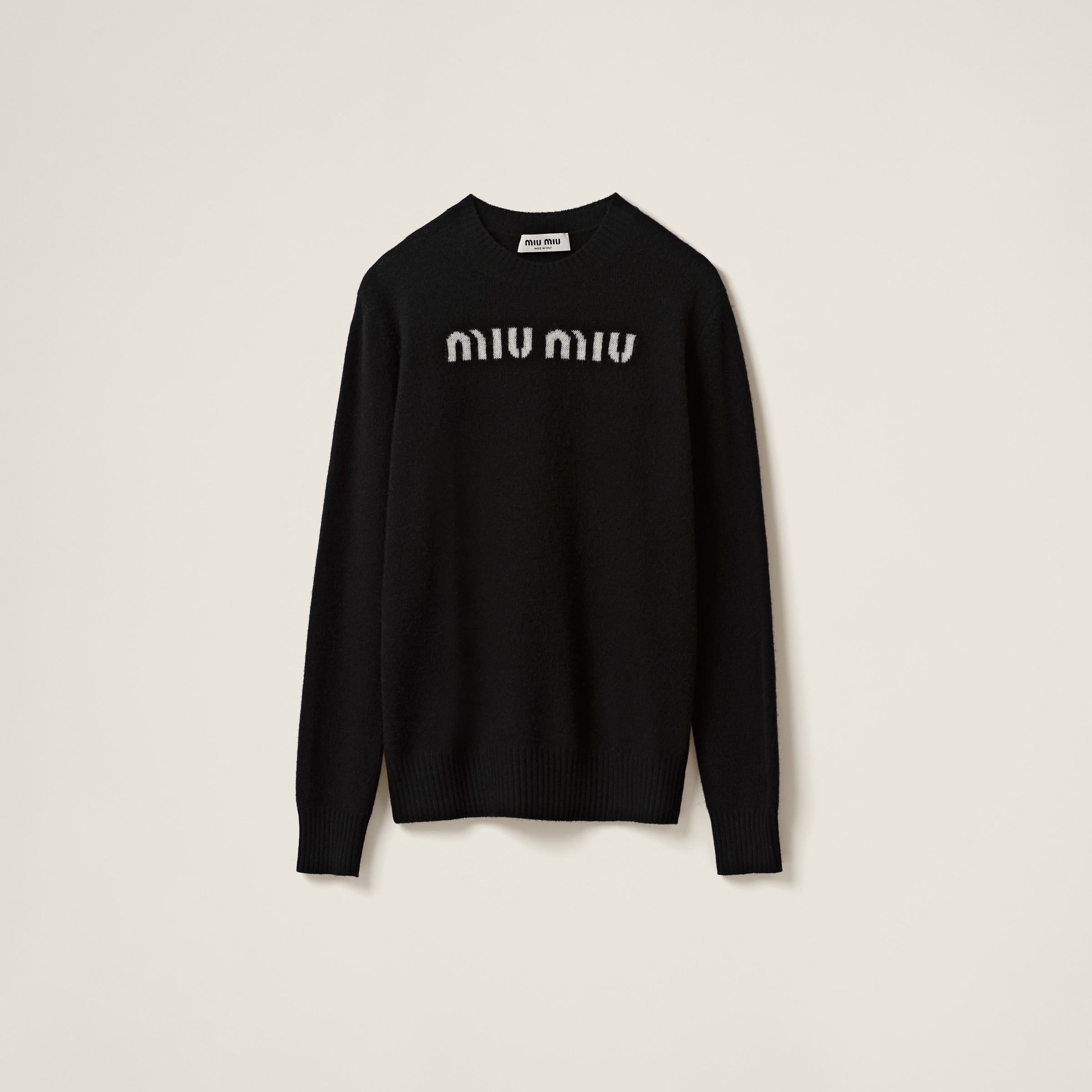 Свитер из шерсти и кашемира MIU MIU, черный
Свитер из шерсти и кашемира MIU MIU, черный