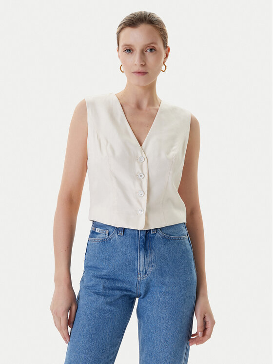 Жилет стандартного кроя W5YH51 WH5N2 Guess, экрю
Жилет стандартного кроя W5YH51 WH5N2 Guess, экрю