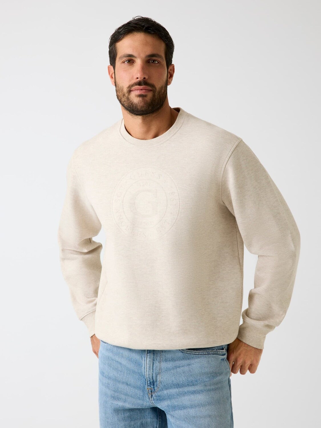 GUESS Свитшот в бежевом цвете, Бежевый, GUESS Свитшот в бежевом цвете
GUESS Свитшот в бежевом цвете, Бежевый, GUESS Свитшот в бежевом цвете