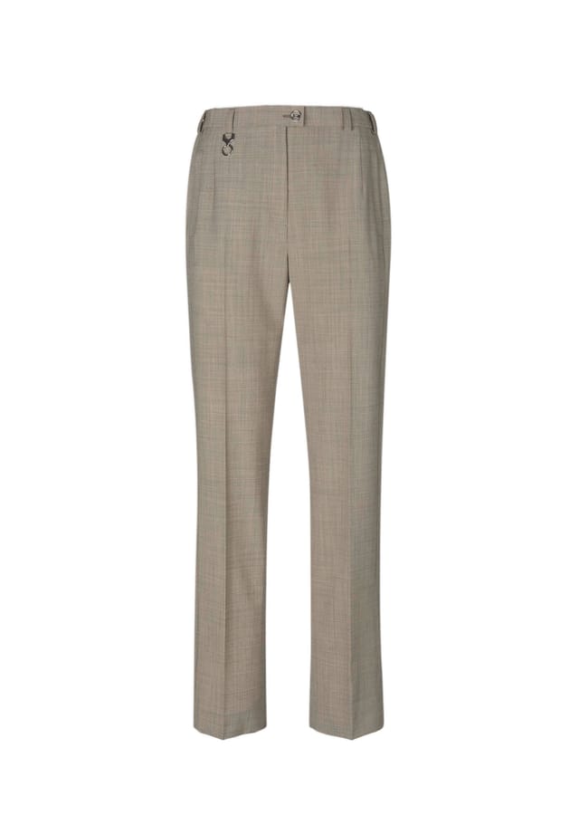 Короткий размер: брюки из натуральной шерсти Trevira Carla Goldner, мультиколор
Короткий размер: брюки из натуральной шерсти Trevira Carla Goldner, мультиколор