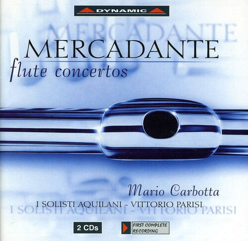 CD диск Mercadante / Carbotta / Teora / Pizzai / Parisi: Flute Concertos
CD диск Mercadante / Carbotta / Teora / Pizzai / Parisi: Flute Concertos
