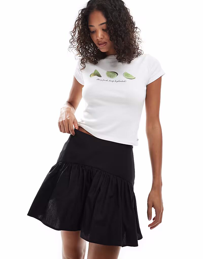 Мини-юбка с заниженной талией ASOS DESIGN черного цвета
Мини-юбка с заниженной талией ASOS DESIGN черного цвета