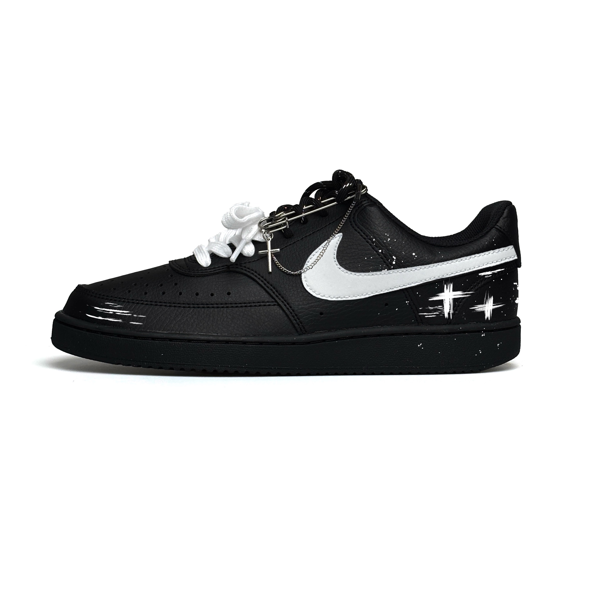 Nike Низкие износостойкие кроссовки для скейтбординга Court Wadi, мужские, черно-белые
Nike Низкие износостойкие кроссовки для скейтбординга Court Wadi, мужские, черно-белые