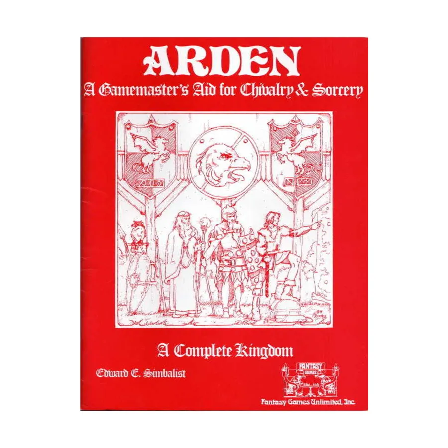 Arden, Chivalry & Sorcery (Fantasy Games Unlimited), мягкая обложка
Arden, Chivalry & Sorcery (Fantasy Games Unlimited), мягкая обложка