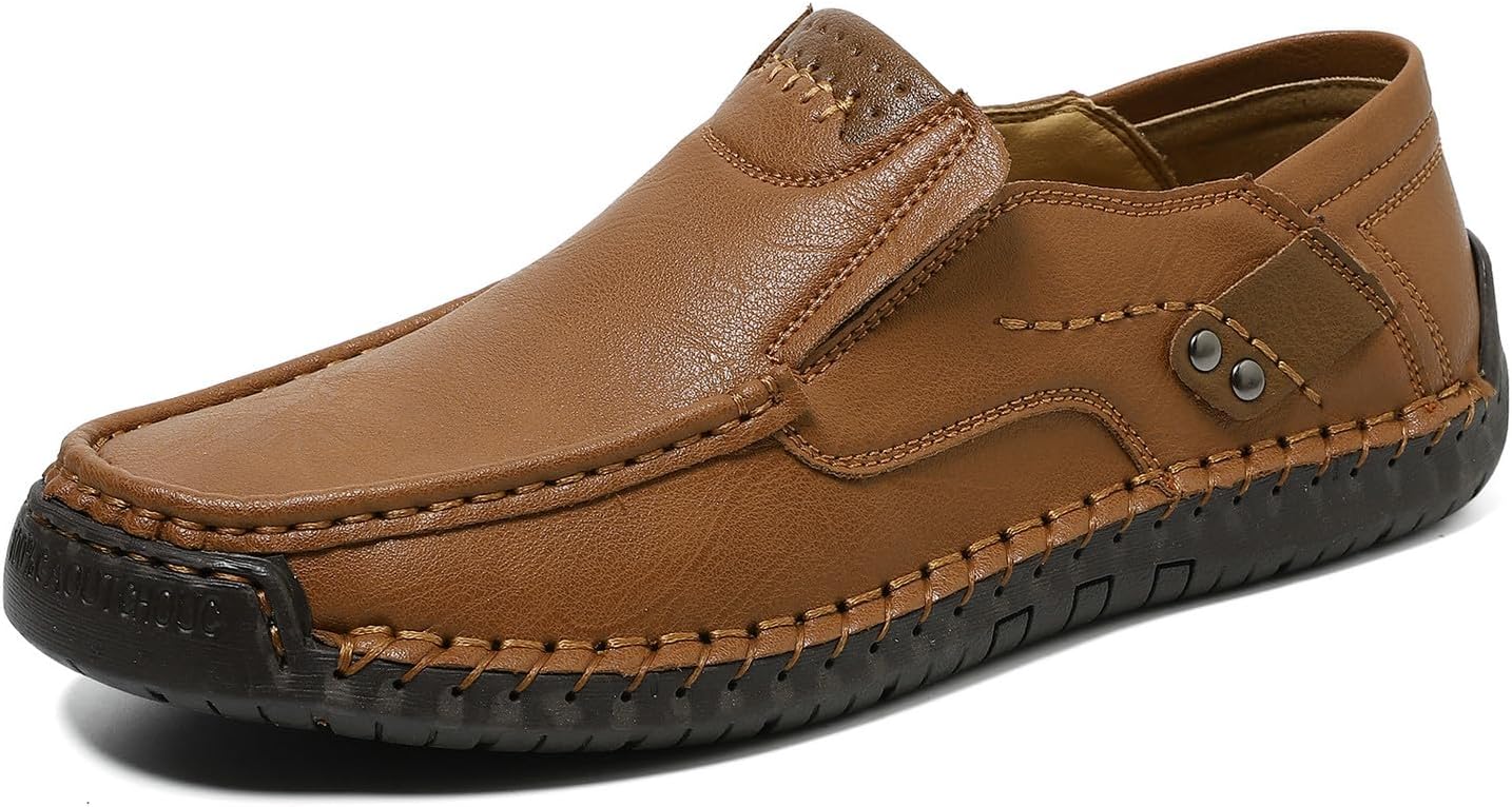 Мужские слипоны ручной работы из натуральной кожи, мягкие дышащие туфли для вождения Abborora, 1
Мужские слипоны ручной работы из натуральной кожи, мягкие дышащие туфли для вождения Abborora, 1