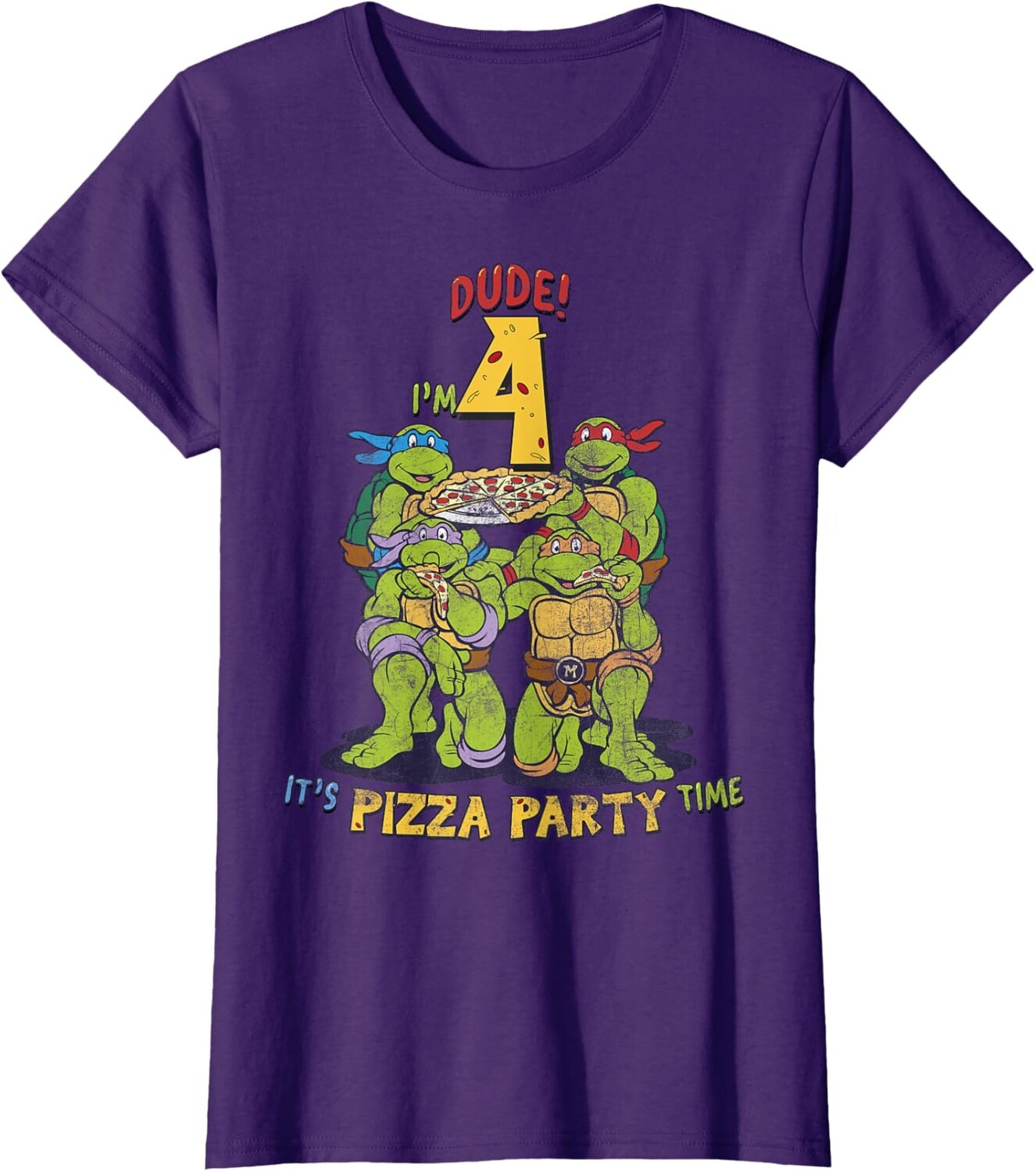 Женская футболка Teenage Mutant Ninja Turtles I'm 4 Dude Pizza Birthday Party, фиолетовый
Женская футболка Teenage Mutant Ninja Turtles I'm 4 Dude Pizza Birthday Party, фиолетовый