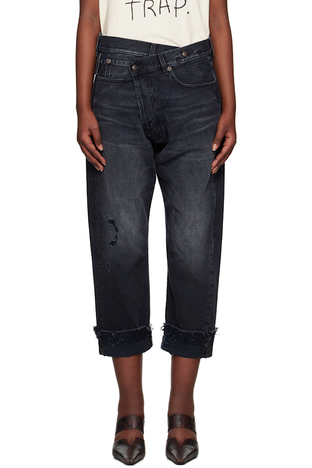 Кроссовер джинсы R13, черный
Кроссовер джинсы R13, черный