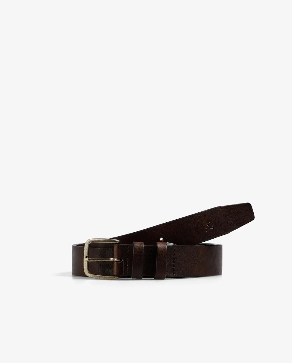 Мужской кожаный ремень с логотипом Scalpers, коричневый
Мужской кожаный ремень с логотипом Scalpers, коричневый