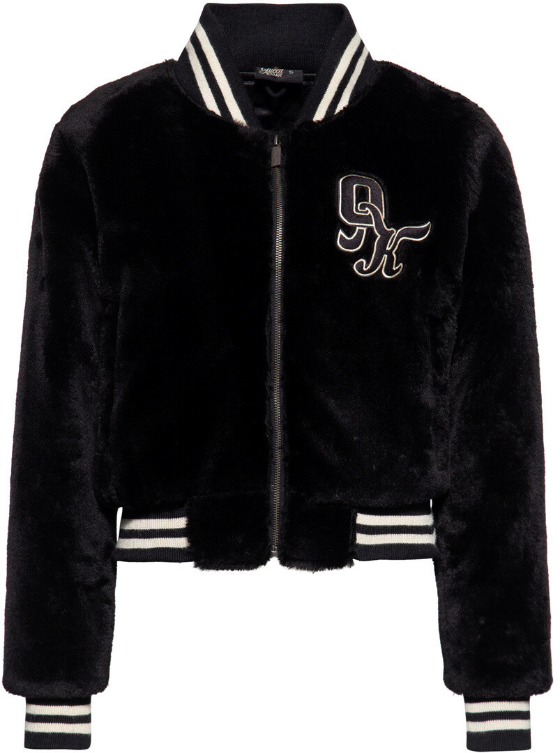 Жакет женский Queen Kerosin College Zip, черный
Жакет женский Queen Kerosin College Zip, черный