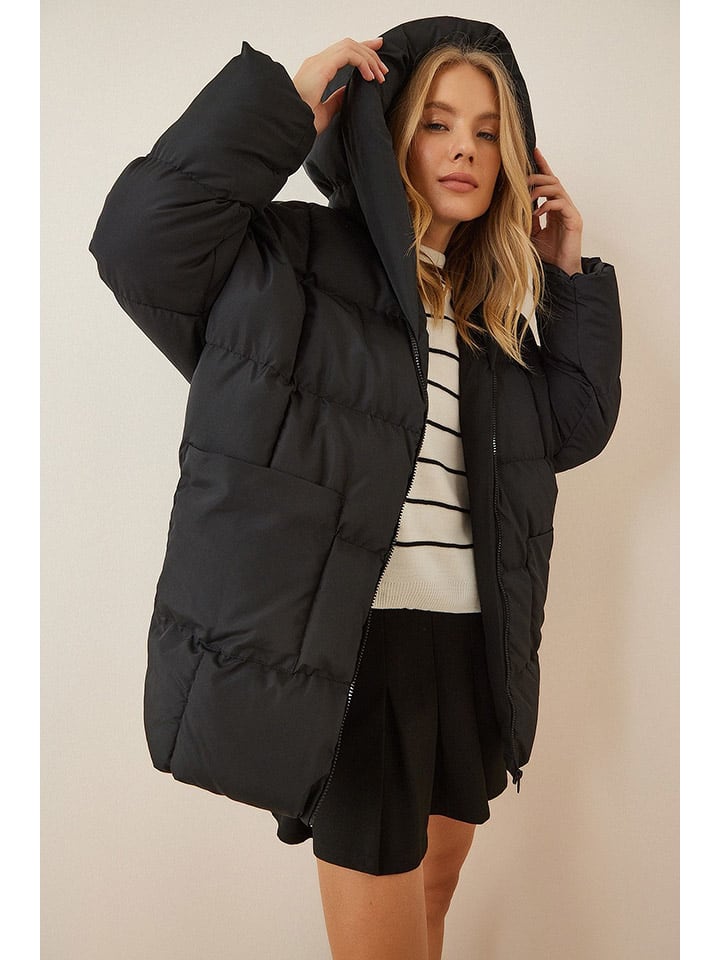 Стеганое пальто Happiness Istanbul, черный
Стеганое пальто Happiness Istanbul, черный