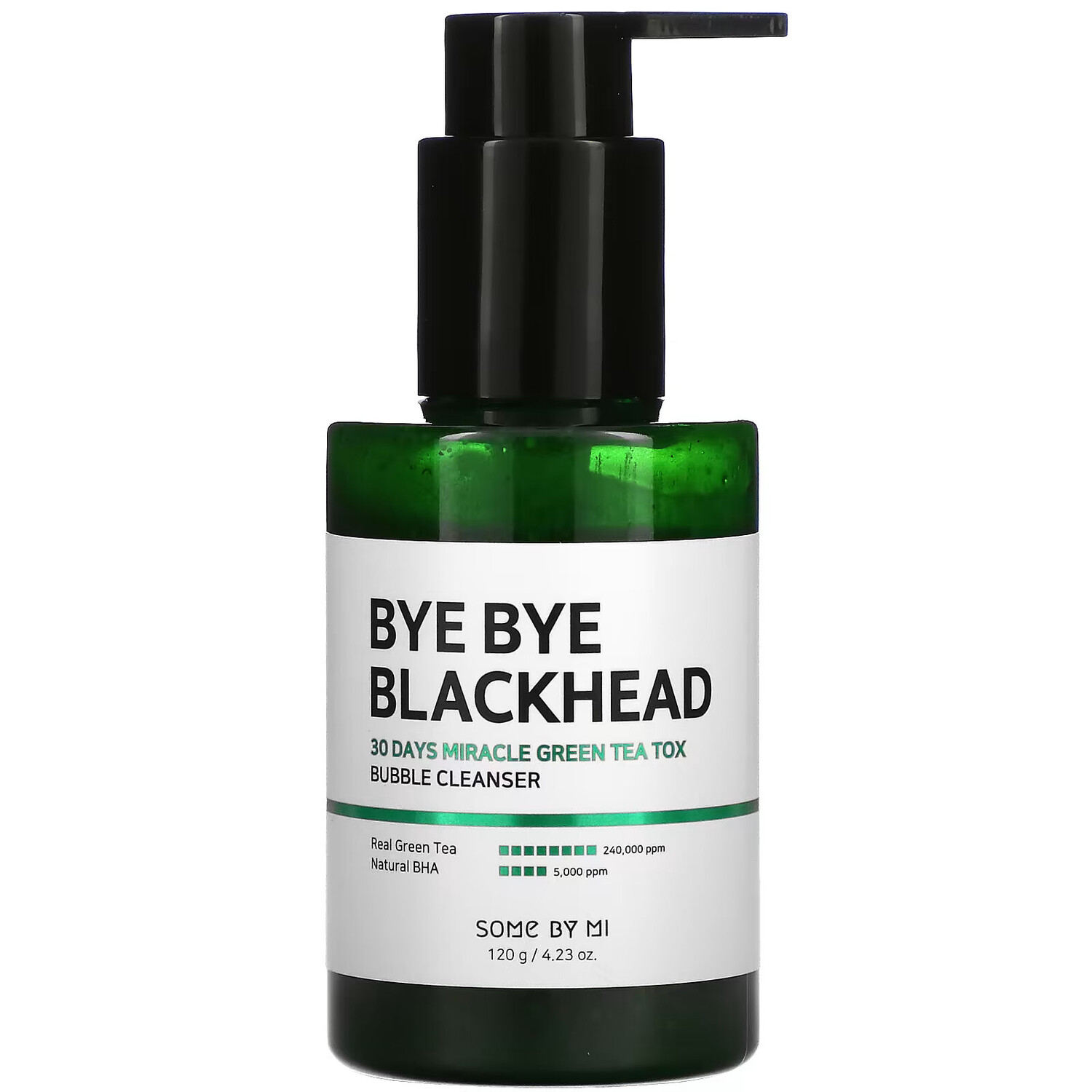 Some By Mi, Bye Bye Blackhead, 30 Days Miracle Green Tea Tox, очищающее средство для пузырей, 120 г (4,23 унции)
Some By Mi, Bye Bye Blackhead, 30 Days Miracle Green Tea Tox, очищающее средство для пузырей, 120 г (4,23 унции)