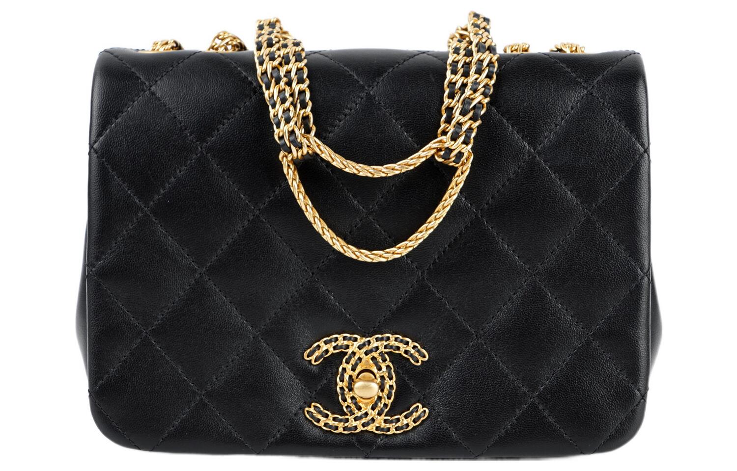 CHANEL Кожаная металлическая сумка через плечо women's black
CHANEL Кожаная металлическая сумка через плечо women's black