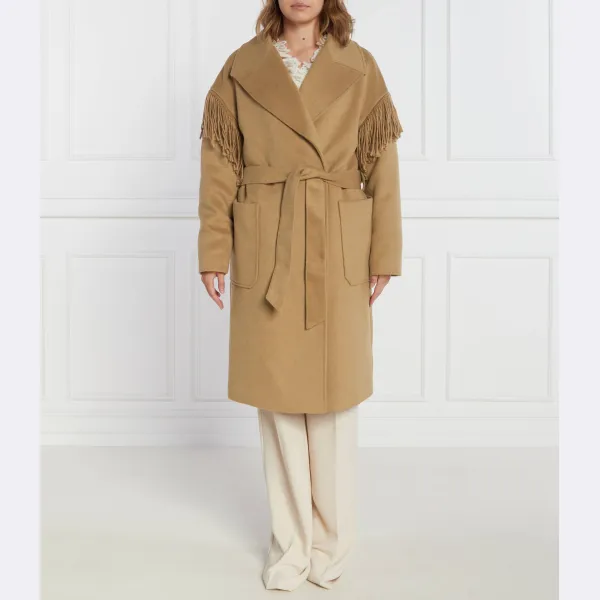 Пальто с добавлением шерсти Twinset U&B, коричневый
Пальто с добавлением шерсти Twinset U&B, коричневый