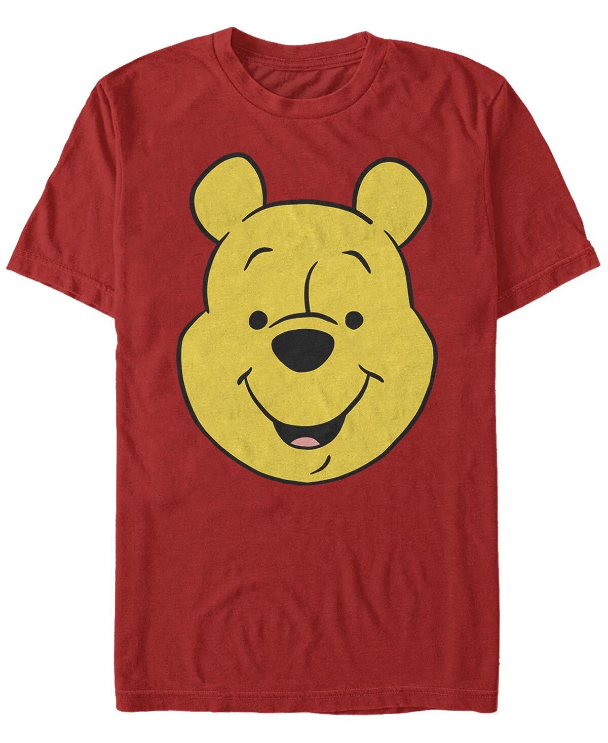Мужская футболка с круглым вырезом и короткими рукавами winnie pooh big face Fifth Sun, красный 
Мужская футболка с круглым вырезом и короткими рукавами winnie pooh big face Fifth Sun, красный