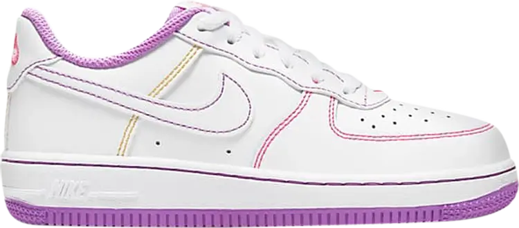 Кроссовки Nike Force 1 PS 'Contrast Stitch - Fuchsia Glow', белый 
Кроссовки Nike Force 1 PS 'Contrast Stitch - Fuchsia Glow', белый