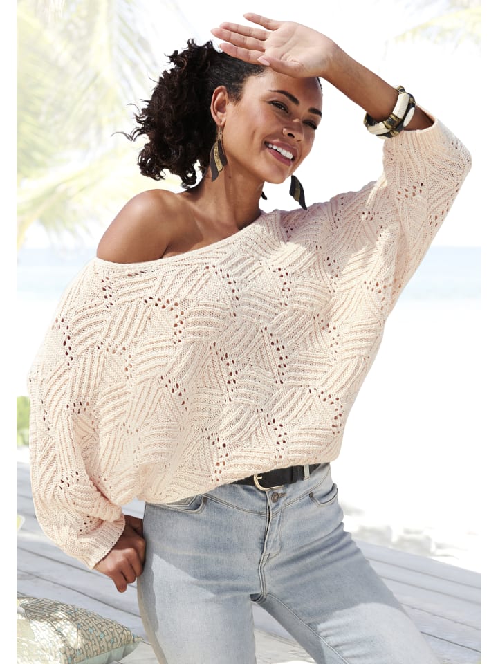 LASCANA Свитер с рукавами «летучая мышь» бежевого цвета
LASCANA Свитер с рукавами «летучая мышь» бежевого цвета