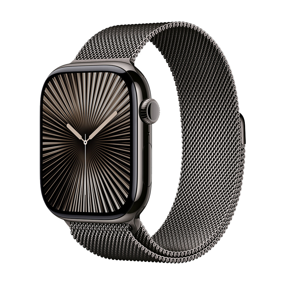 Умные часы Apple Watch Series 10 (GPS+Cellular), 46мм, Slate Titanium Case/Stainless Steel Milanese Loop Slate - S/M, Серый, Умные часы Apple Watch Series 10 (GPS+Cellular), 46мм, Slate Titanium Case/Stainless Steel Milanese Loop Slate - S/M
Умные часы Apple Watch Series 10 (GPS+Cellular), 46мм, Slate Titanium Case/Stainless Steel Milanese Loop Slate - S/M, Серый, Умные часы Apple Watch Series 10 (GPS+Cellular), 46мм, Slate Titanium Case/Stainless Steel Milanese Loop Slate - S/M