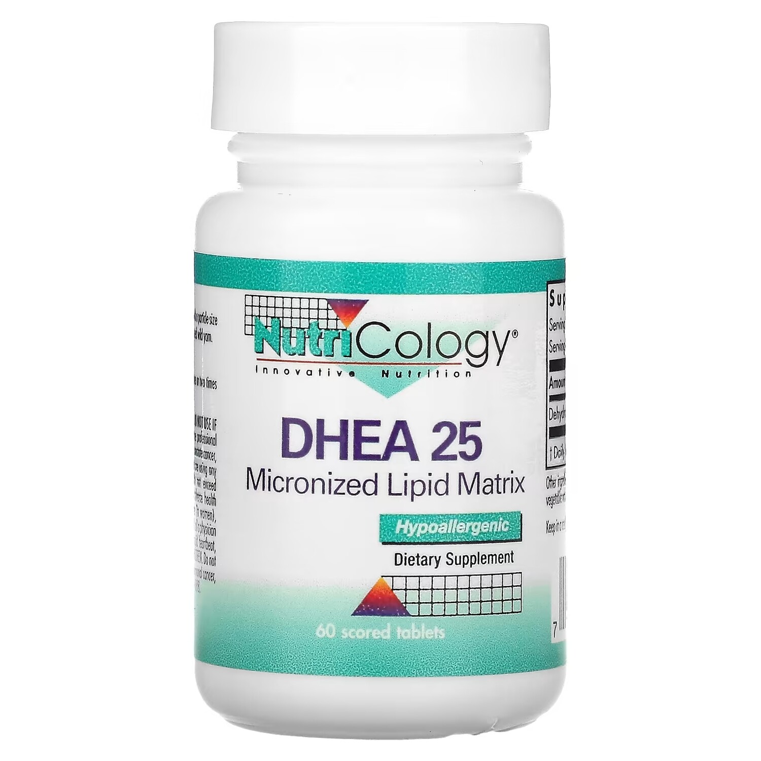 Nutricology DHEA 25, 60 таблеток
Nutricology DHEA 25, 60 таблеток