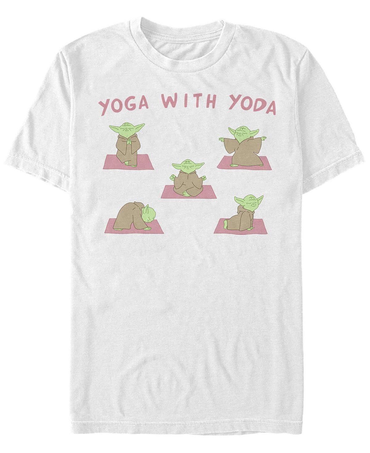 Мужская футболка с круглым вырезом yoga with yoda с короткими рукавами Fifth Sun, белый
Мужская футболка с круглым вырезом yoga with yoda с короткими рукавами Fifth Sun, белый
