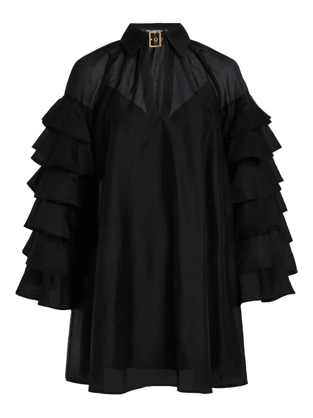 Платье мини с оборками Karl Lagerfeld, черный
Платье мини с оборками Karl Lagerfeld, черный