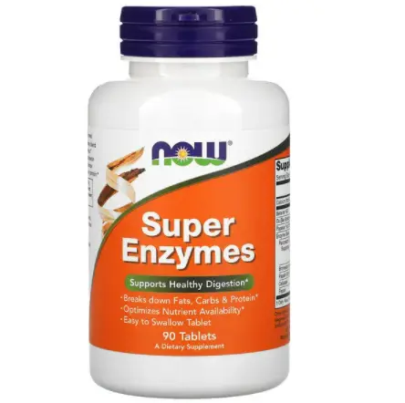 Пищеварительные ферменты NOW Foods, 90 таблеток
Пищеварительные ферменты NOW Foods, 90 таблеток