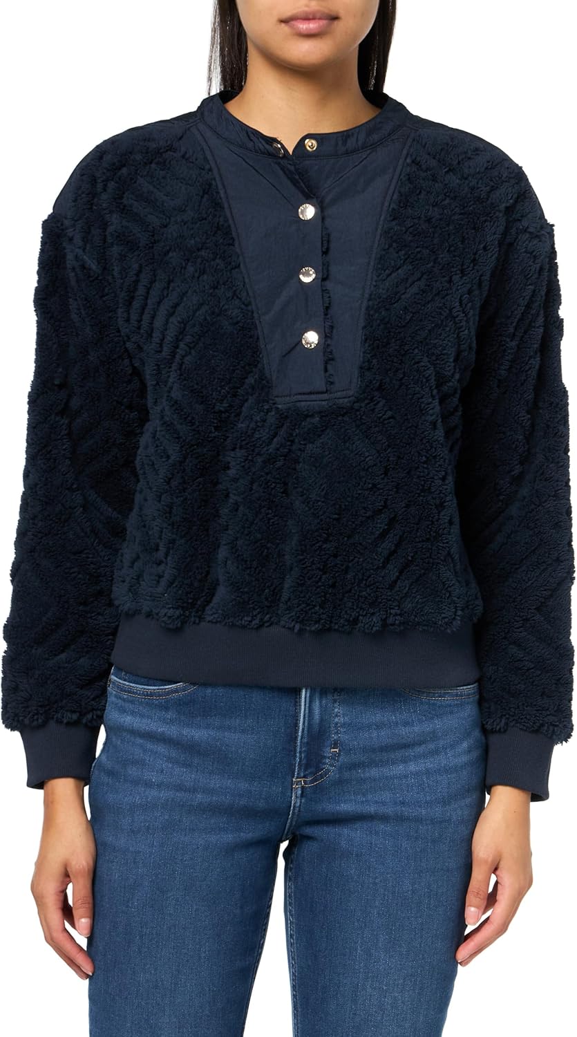 Женская куртка Tommy Hilfiger из искусственной шерсти на молнии длиной 1/4, Sky Captain
Женская куртка Tommy Hilfiger из искусственной шерсти на молнии длиной 1/4, Sky Captain