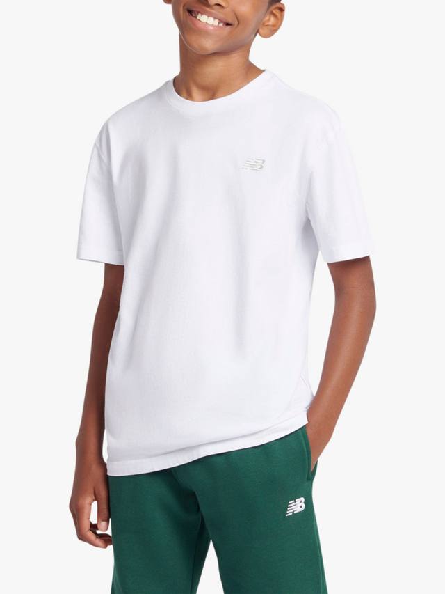 Футболка для детей с маленьким логотипом New Balance, Bright White
Футболка для детей с маленьким логотипом New Balance, Bright White