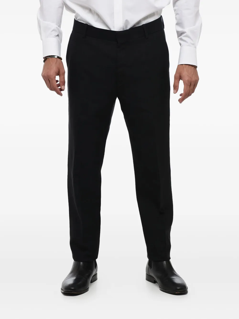 Зауженные брюки строгого кроя Alexander McQueen, черный
Зауженные брюки строгого кроя Alexander McQueen, черный