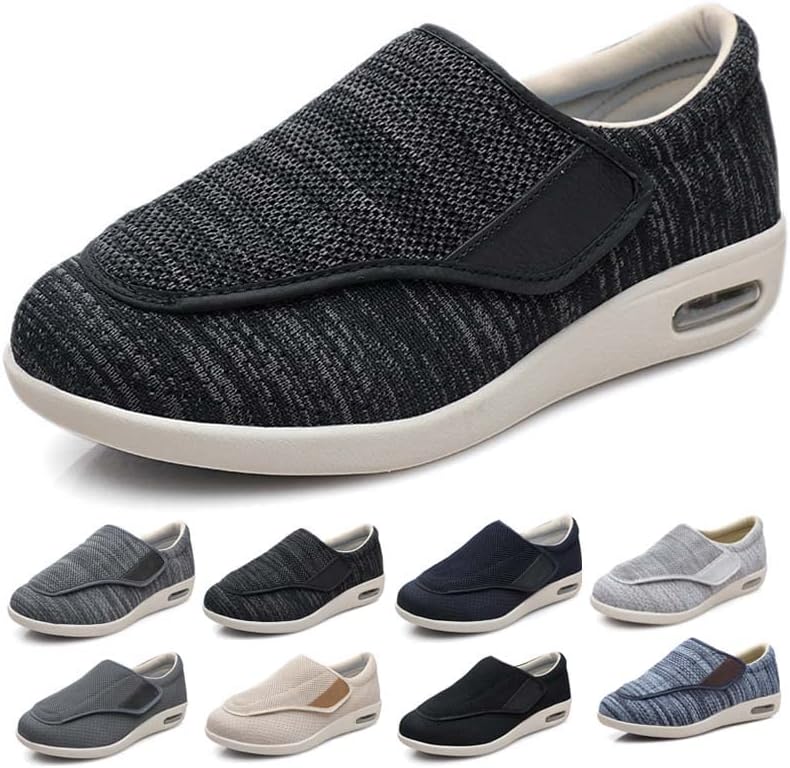 Женские кроссовки для ходьбы с поддержкой свода стопы, регулируемой застежкой, дышащие, легкие, с широкой платформой, противоскользящие, с воздушной подушкой для отекших ног, отеков, мужской размер 10/женский 11 Generic, черный/серый
Женские кроссовки для ходьбы с поддержкой свода стопы, регулируемой застежкой, дышащие, легкие, с широкой платформой, противоскользящие, с воздушной подушкой для отекших ног, отеков, мужской размер 10/женский 11 Generic, черный/серый