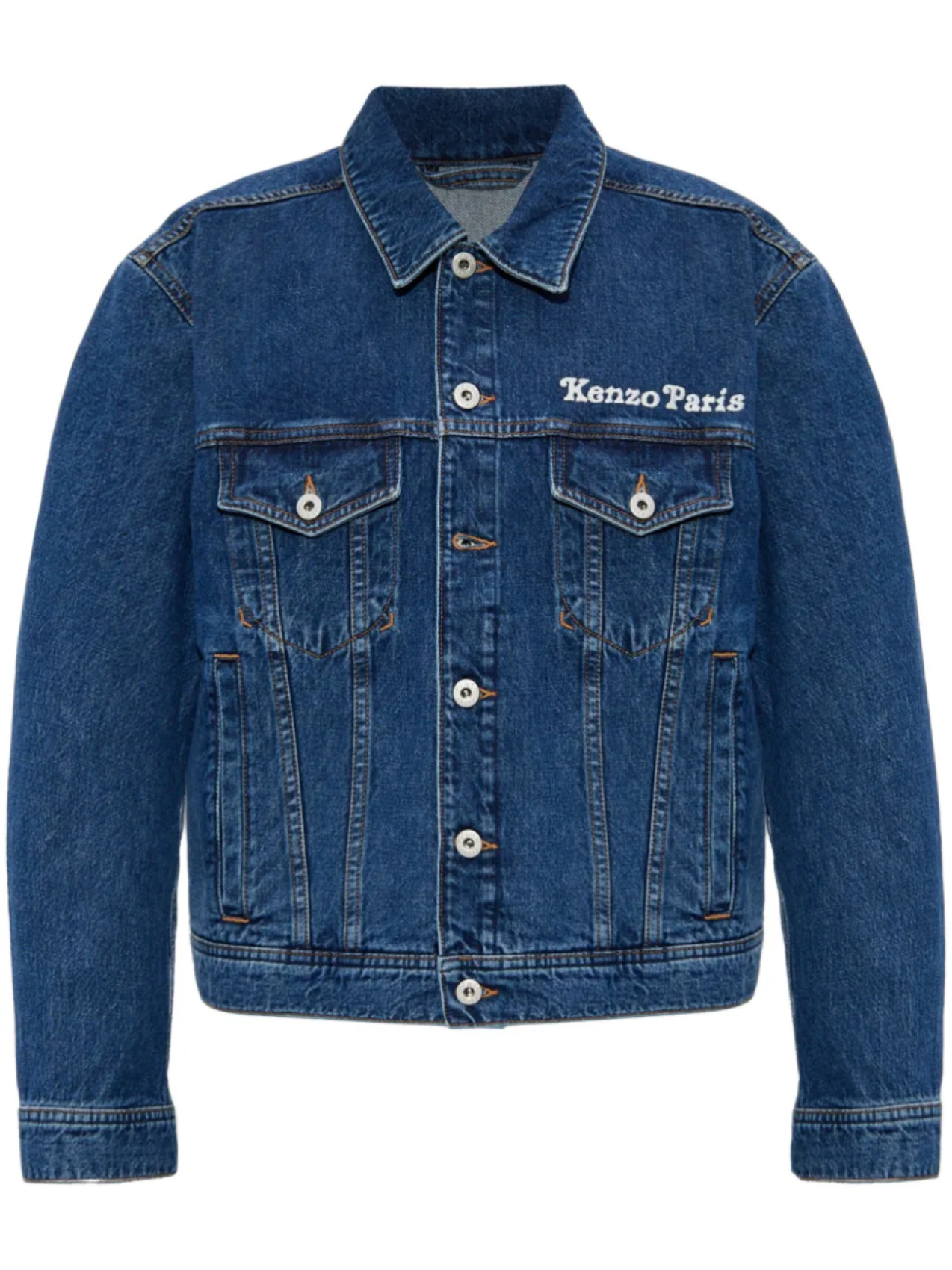 Джинсовая куртка с вышитым логотипом Kenzo, синий
Джинсовая куртка с вышитым логотипом Kenzo, синий