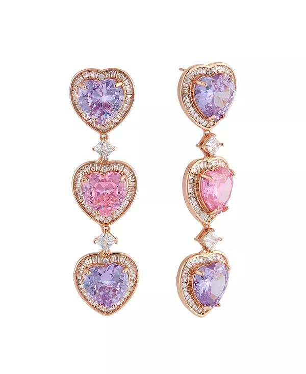 Серьги из латуни розового и фиолетового цветов, покрытые 18-каратным золотом Heymaeve, gold
Серьги из латуни розового и фиолетового цветов, покрытые 18-каратным золотом Heymaeve, gold