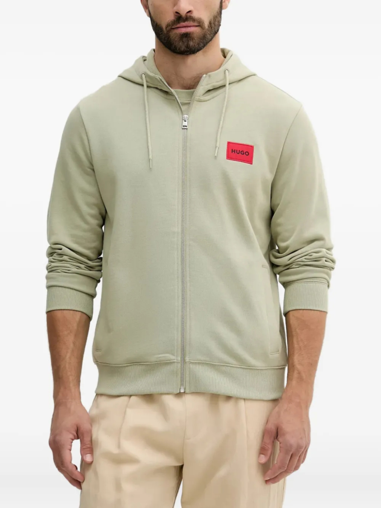 Толстовка с капюшоном на молнии с нашивкой-логотипом HUGO Daple, зеленый
Толстовка с капюшоном на молнии с нашивкой-логотипом HUGO Daple, зеленый