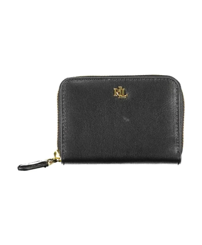 Кожаный кошелек на молнии Ralph Lauren, черный
Кожаный кошелек на молнии Ralph Lauren, черный