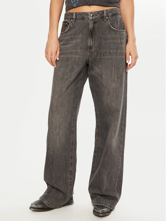 Джинсы мешковатой посадки One Teaspoon, серый
Джинсы мешковатой посадки One Teaspoon, серый