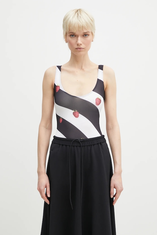 Боди с полосатым малиновым принтом Fiorucci, черный
Боди с полосатым малиновым принтом Fiorucci, черный