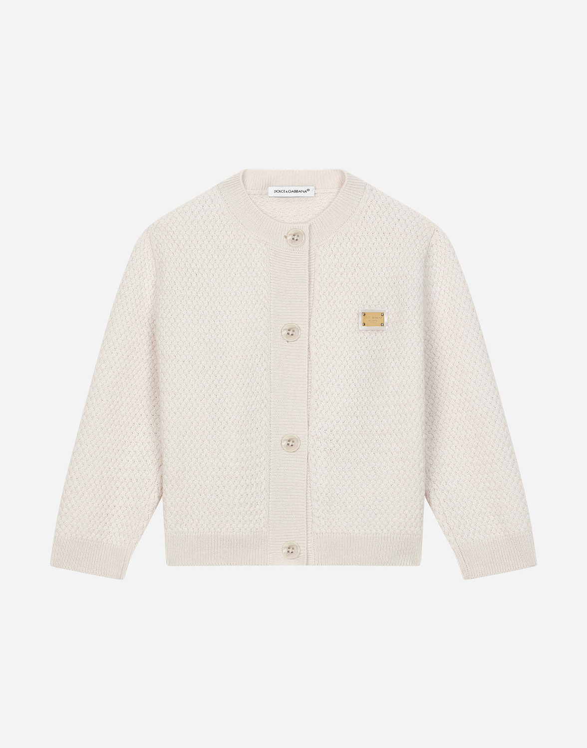 Вязаный кардиган с плетеным узором Dolce&Gabbana, серый
Вязаный кардиган с плетеным узором Dolce&Gabbana, серый