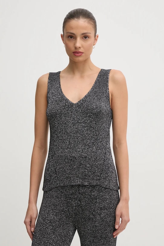 Топ United Colors Of Benetton, серебряный
Топ United Colors Of Benetton, серебряный