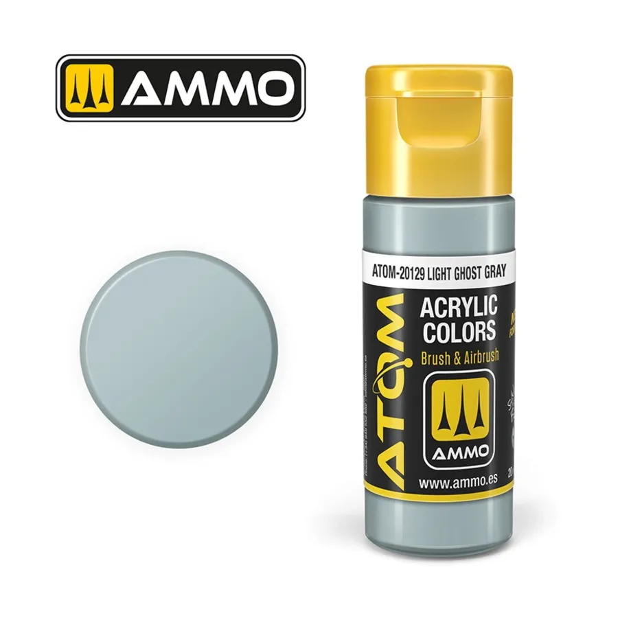 Светло-призрачный серый, ATOM Acrylic Paints
Светло-призрачный серый, ATOM Acrylic Paints