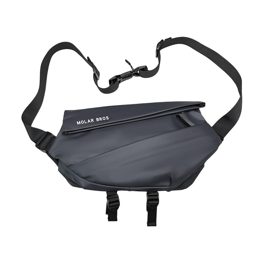 DCLOUD Ламинированная сумка через плечо из оксфордской ткани, Space Gray Upgraded Magnetic Clasp 
DCLOUD Ламинированная сумка через плечо из оксфордской ткани, Space Gray Upgraded Magnetic Clasp